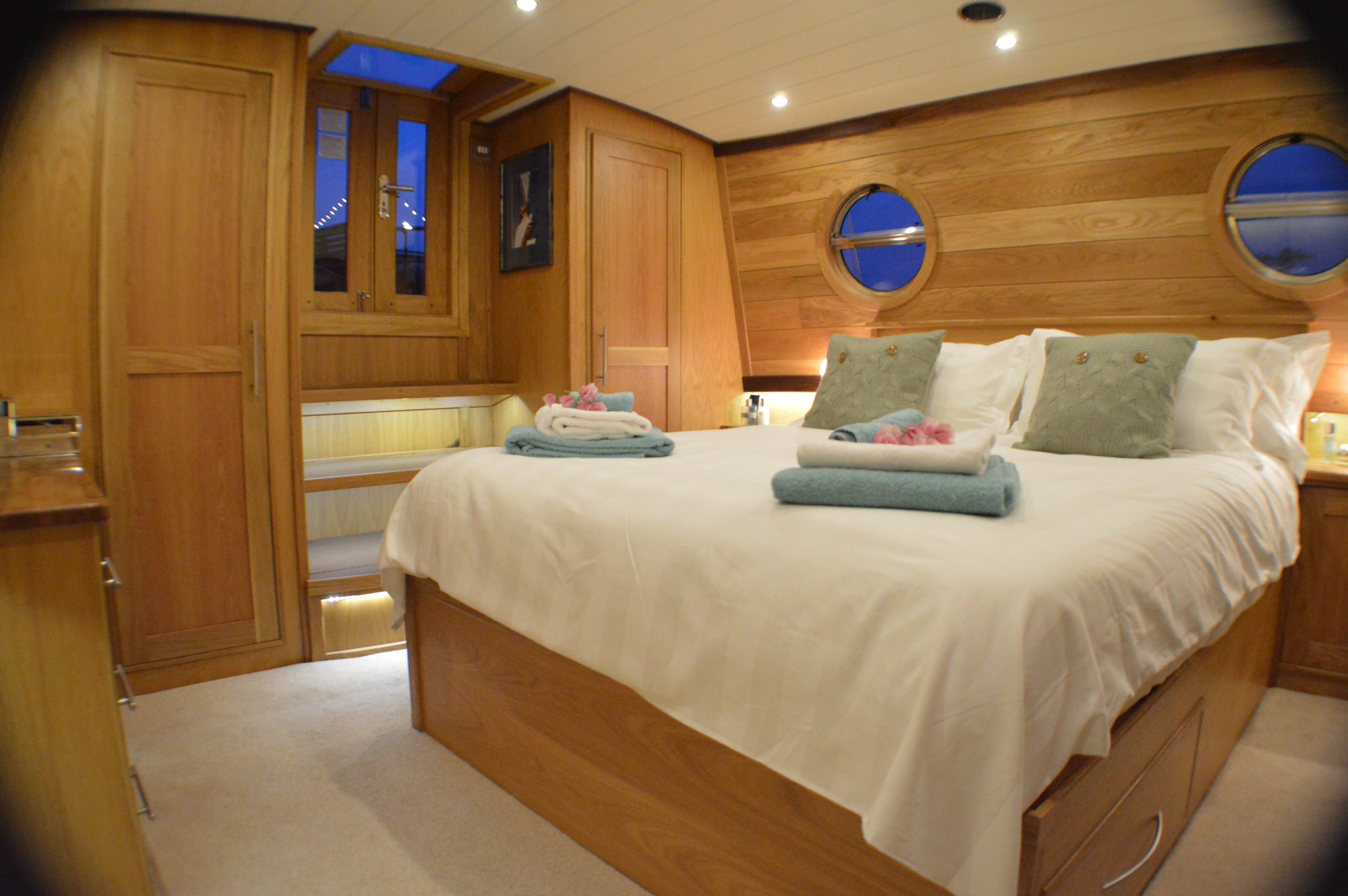 Log burner living room, House boat interior, Canal boat interior