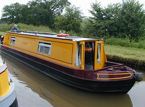 The Bragi   Canal Boat Exterior