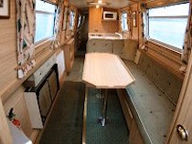 The Upland Sandpiper  Canal Boat Interior