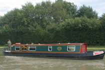 The American Black Swift  Canal Boat Exterior