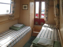 The American Black Swift  Canal Boat Interior
