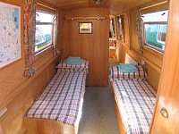 The Veery Thrush  Canal Boat Interior