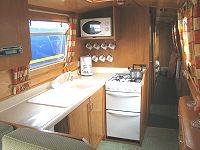 The Pine Warbler  Canal Boat Interior