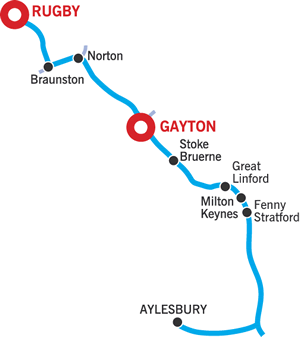 The Aylesbury and Return Cruising Route Map